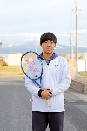 福生中学校3年生　テニス選手　土海悠太さん
