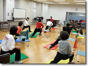 いきいき健康ライフ教室のようす