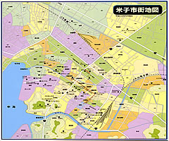 米子市街地図