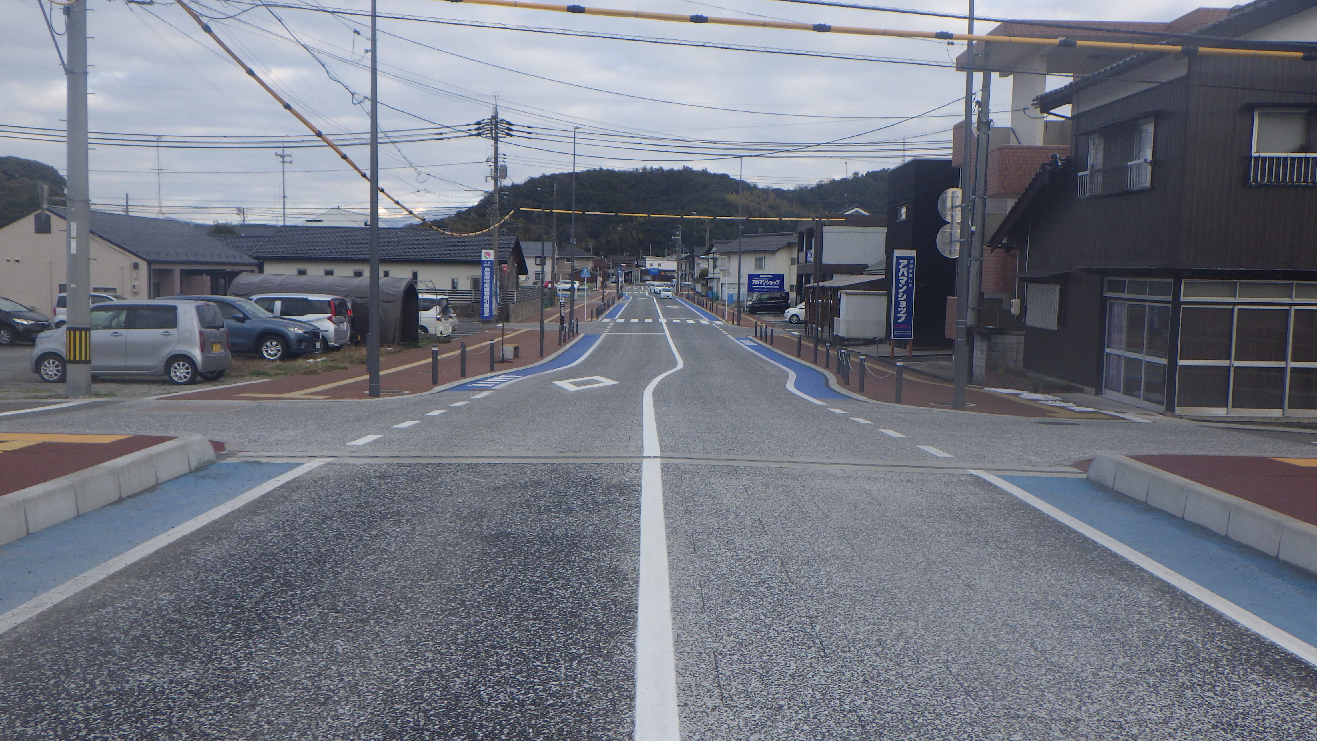 市道県道側写真