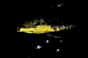 米子城跡ライトアップ2018 夏の陣