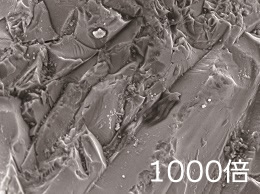 水晶の表面1000倍