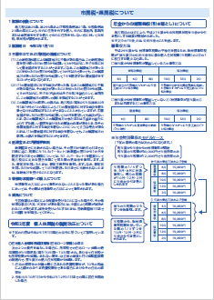 市民税・県民税について