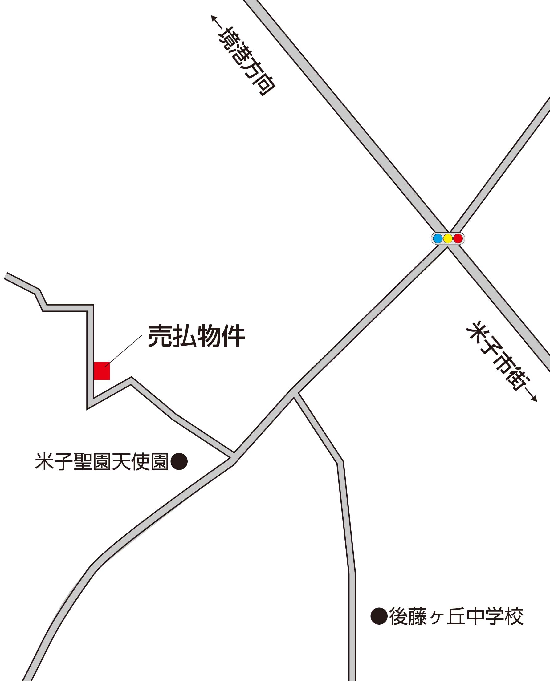 祇園町二丁目位置図