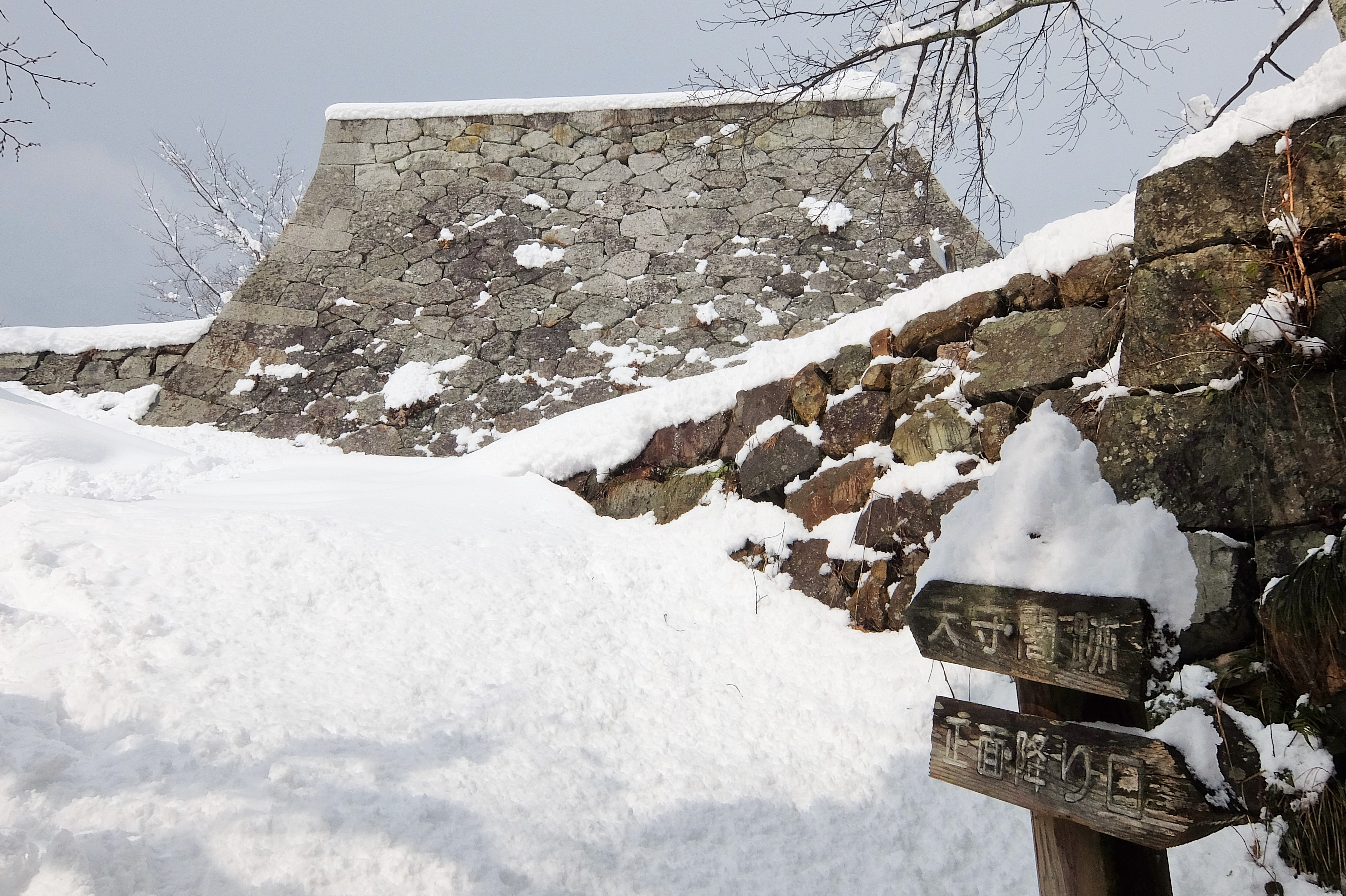 冬の石垣