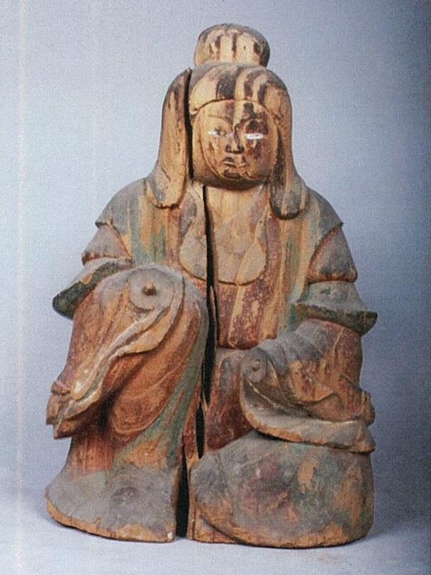 （1）女神坐像（10世紀後年～末頃）