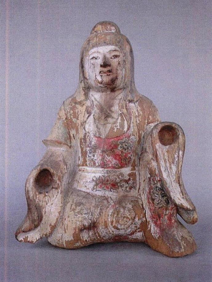 （2）女神坐像（10世紀末～11世紀初頭）