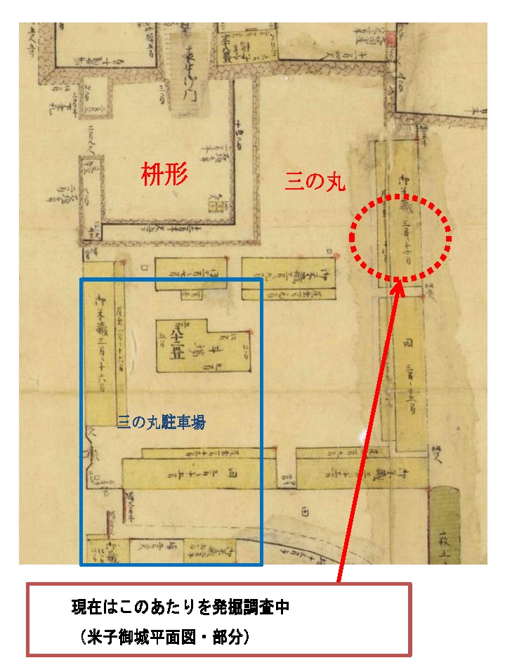 米子城絵図