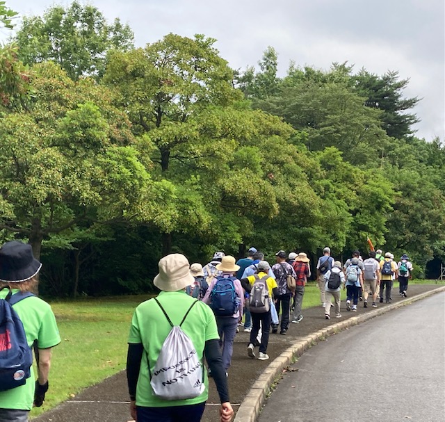 歩け歩け大会風景