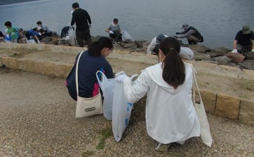 中海・宍道湖一斉清掃の様子1