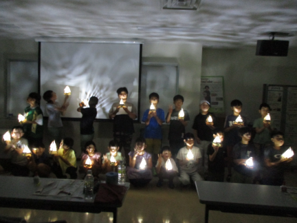 令和7年度親子LED学び講座点灯式