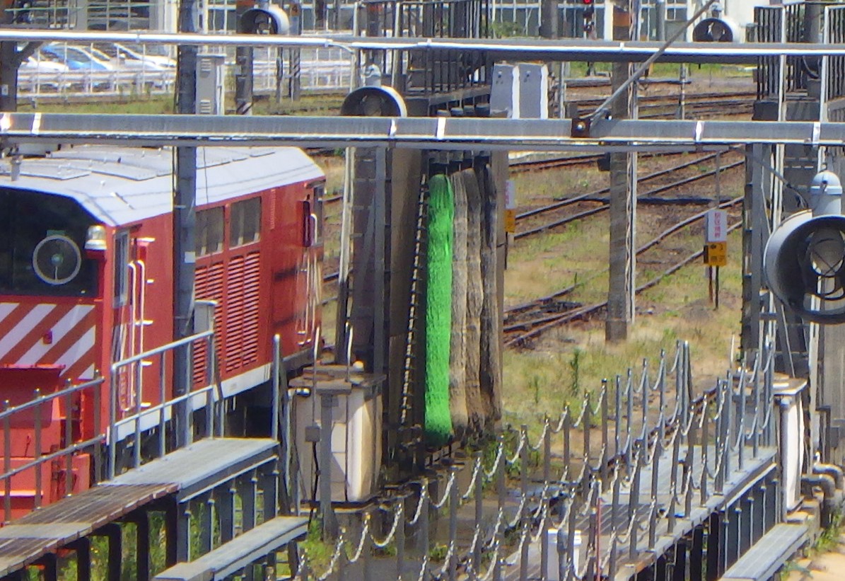 がいなロード駅南側階段からの景色