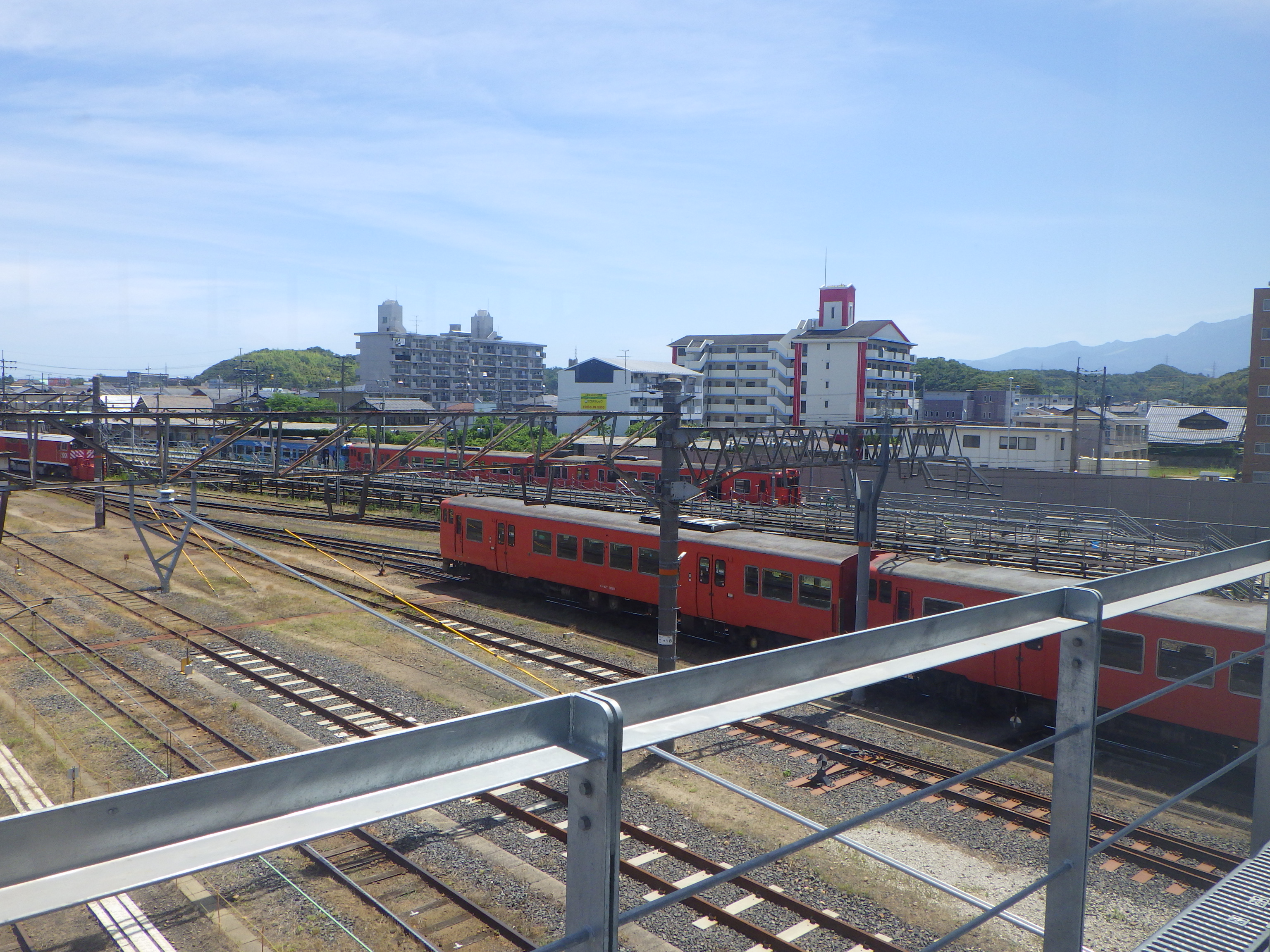 がいなロード展望デッキ鳥取側の景色