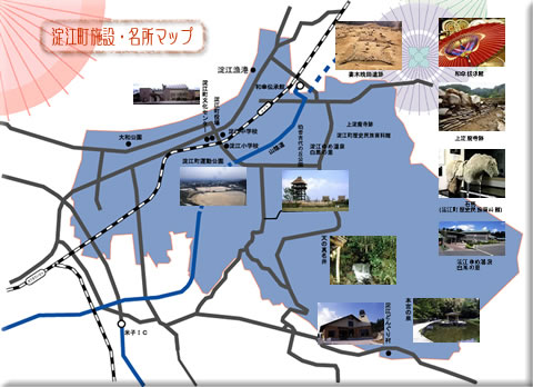 淀江町地図