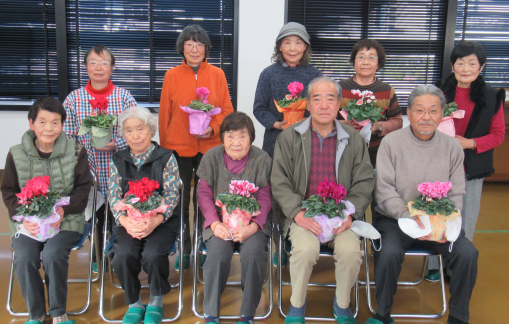 皆勤賞、精勤賞のみなさん