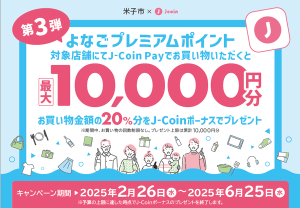 よなごプレミアムポイントキャンペーンサムネイル