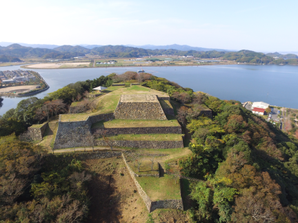 天空の米子城跡