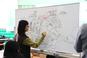 イラストを描く様子2