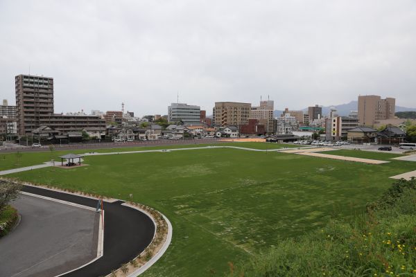三の丸広場の整備状況