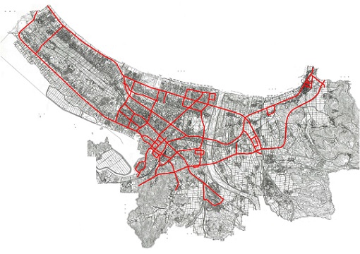 都市計画道路図