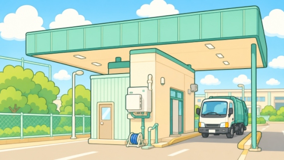 エアカーテンイラスト