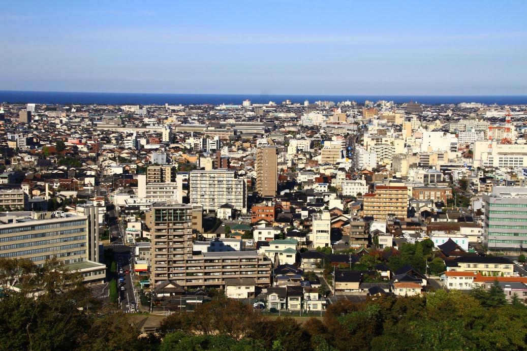 米子市街地