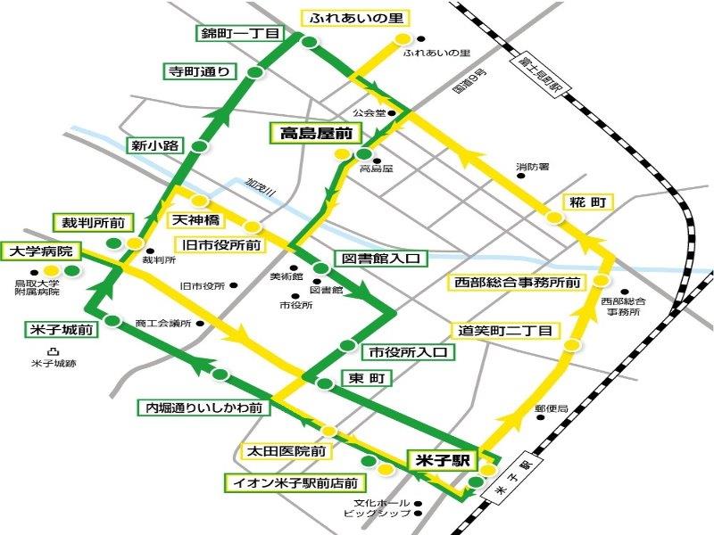 だんだんコースルート図