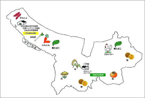農業地帯区分図