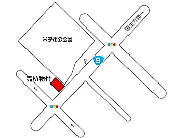 売払物件案内図