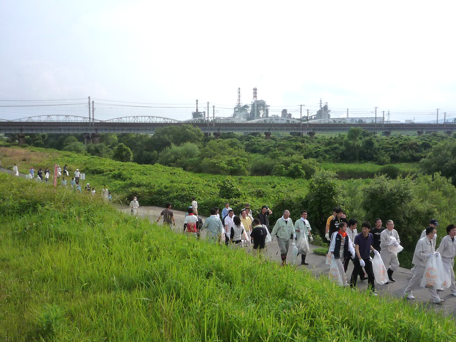 平成27年日野川清掃